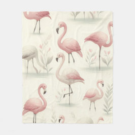 Extravagant Flamingo Fleecedecke