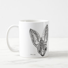 Extravagant-Gelbflügelboote in Schwarz und Weiß Ze Kaffeetasse