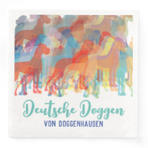 Extravagant Great Dane Napkins