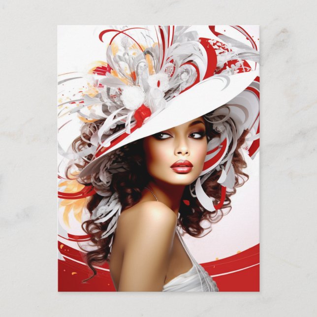 EXTRAVAGANT HAT PARADE #2 POSTKARTE (Vorderseite)