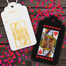 Extravagant Heart Suite Queen Play Card Red Hearts