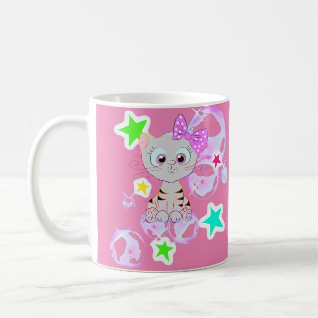 Extravagant Kitten - Kaffeetasse (Links)