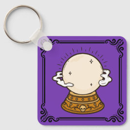 Extravagant Lila Magick Halloween Schlüsselanhänger