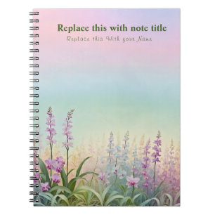Extravagant Pastell Floral Notebook Notizblock