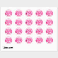 Extravagant Pink Glitzer Party Individuelle Name