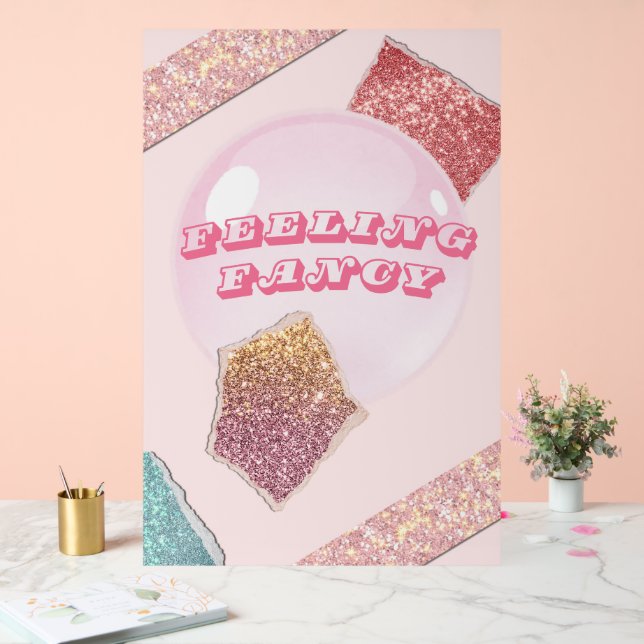 Extravagant rosa Party Poster (Hochzeit)