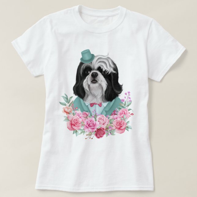 Extravagant Shih Tzu T-Shirt (Design vorne)