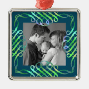 Extravagant Silbernes Ornament