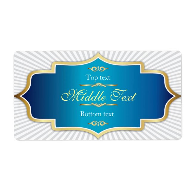 Extravagant Style Jam Jelly Label Blue (Vorne)