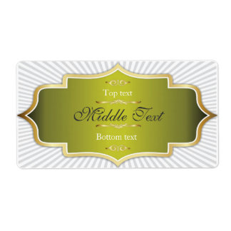 Extravagant Style Jam Jelly Label Green