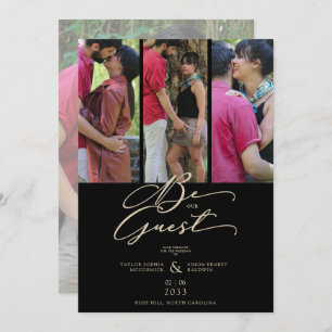 Extravagant Trendy Modern 4 Wedding Collage Fotos Save The Date