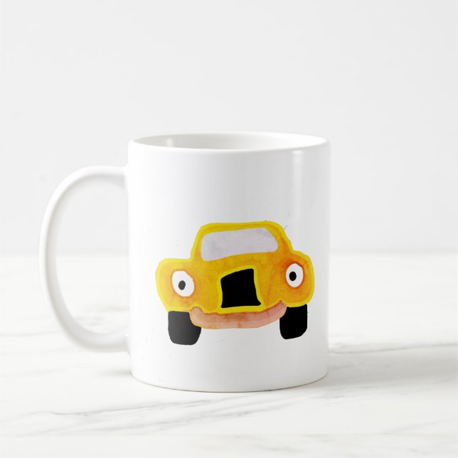 Extravagant Yello Car Kaffeetasse (Links)