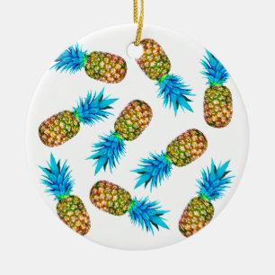 Extravagante Ananas Keramikornament