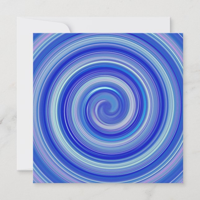 Extravagante Blauspirale (Vorderseite)