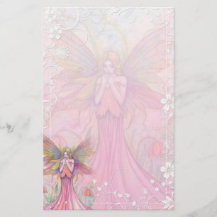 Extravagante Blume Fairy Stationery von Molly Harr Briefpapier