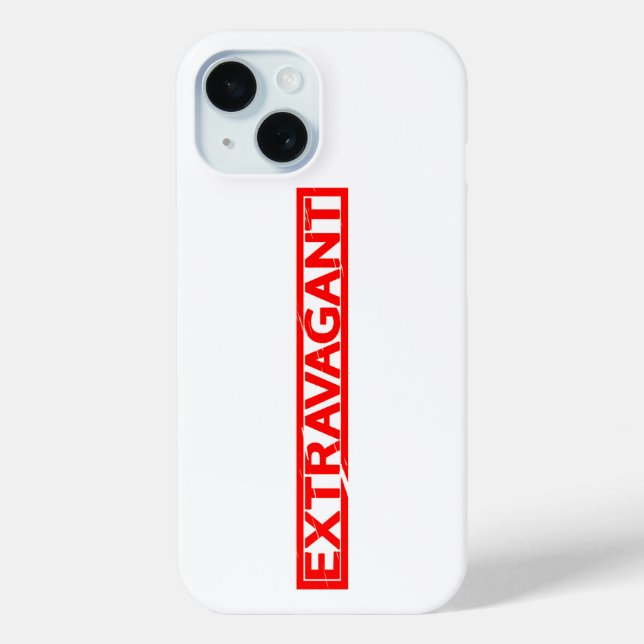 Extravagante Briefmarke Case-Mate iPhone Hülle (Rückseite)
