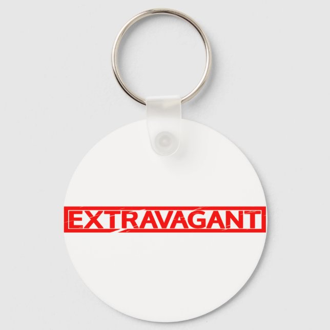 Extravagante Briefmarke Schlüsselanhänger (Vorderseite)