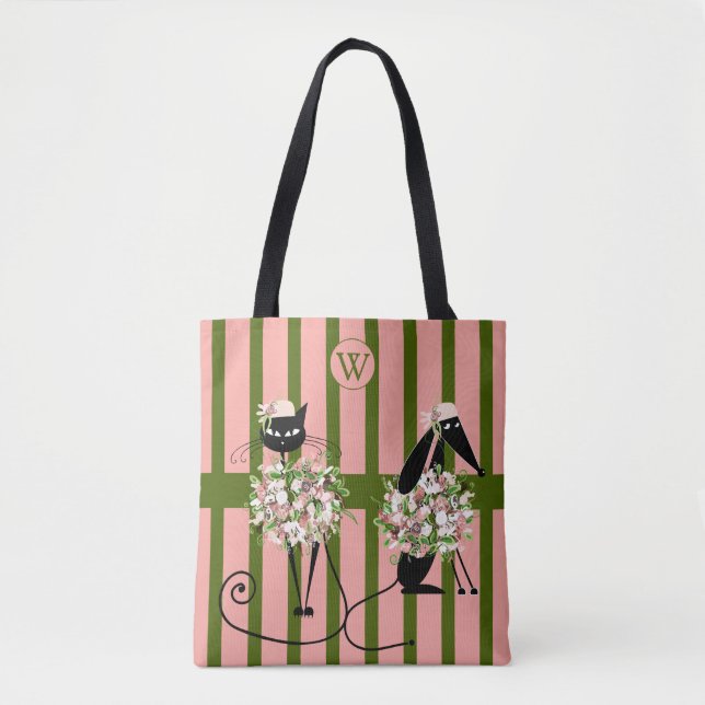 Extravagante Cat & Dapper Hund-Tasche (Vorderseite)