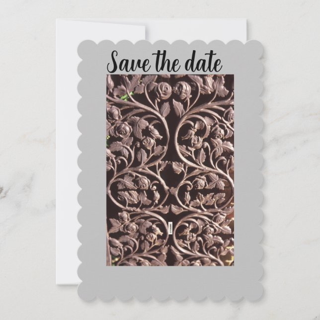 Extravagante Einladung (Vorderseite)