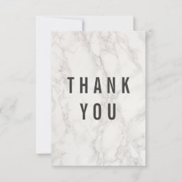 Extravagante elegante Marmorhochzeit danken Ihnen Dankeskarte