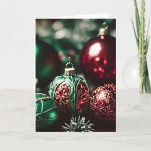 Extravagante elegante Viktorianische Weihnachtsbäl Feiertagskarte