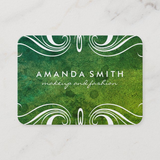 Extravagante Elemente Visitenkarte (Vorderseite)