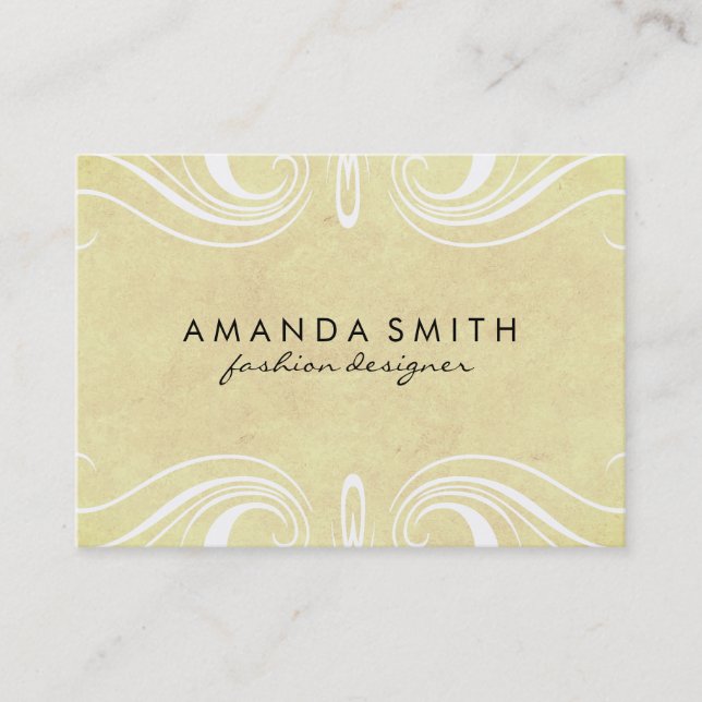 Extravagante Elemente Visitenkarte (Vorderseite)