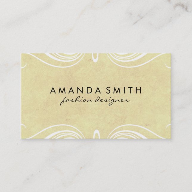 Extravagante Elemente Visitenkarte (Vorderseite)