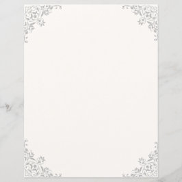 Extravagante Elfenbeinküste mit Corner-Schnörkeln