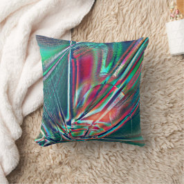 Extravagante Farben rot bis grün verblasst und dig Kissen