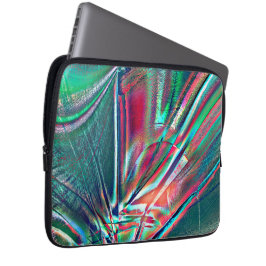 Extravagante Farben rot bis grün verblasst und dig Laptopschutzhülle