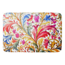 Extravagante florentinische Design Wasserfarben-Bl