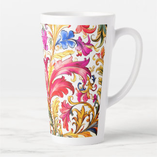 Extravagante florentinische Design Wasserfarben-Bl Milchtasse