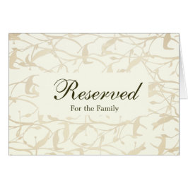 Extravagante Foliage-Hochzeit für die Familienkart