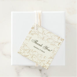 Extravagante Folien Vielen Dank Geschenkanhänger