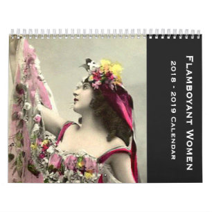 Extravagante Frauen 2018 - 2019 Kalender