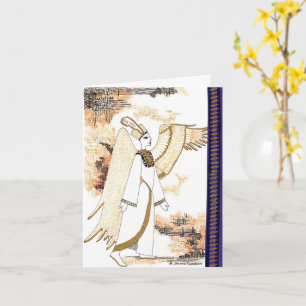 Extravagante Frauen - Ägyptische Göttin gedruckt Karte
