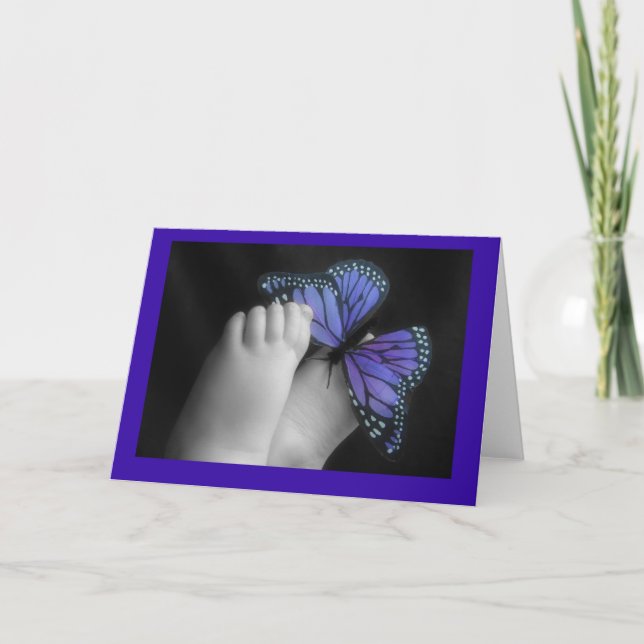 extravagante Füße Karte (Vorderseite)