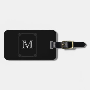 Extravagante Gerahmte Monogramm Personalisierte In Gepäckanhänger