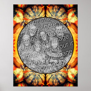 Extravagante Gourds-Rahmen schaffen Ihr eigenes Fo Poster