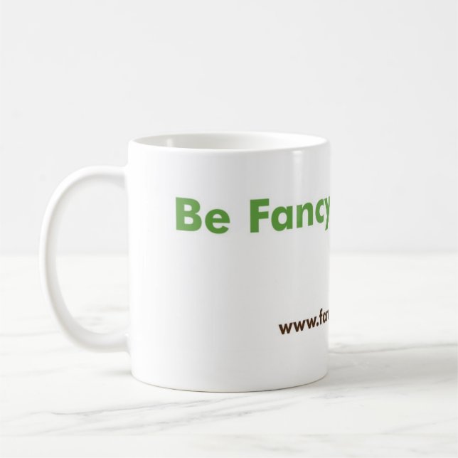 Extravagante grüne Keramik-Tasse Tasse (Links)