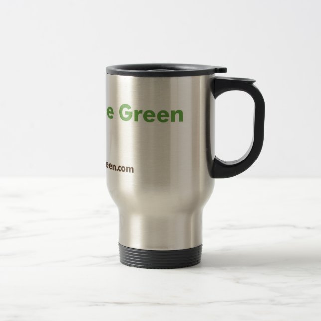 Extravagante grüne rostfreie Reise-Tasse Reisebecher (Rechts)