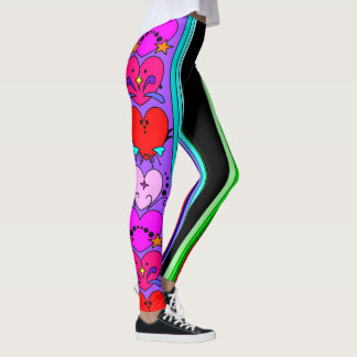 Extravagante Herzen Leggings
