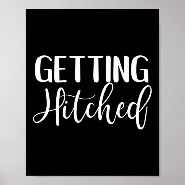 Extravagante Hochzeitsgeschenke mit Hitched Bride  Poster (Vorne)