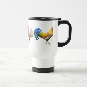 Extravagante Huhn-Hahn-Wecker-Tasse Reisebecher