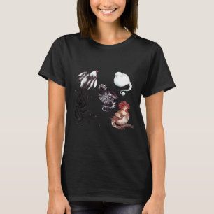 extravagante Hühnercockatrium T-Shirt