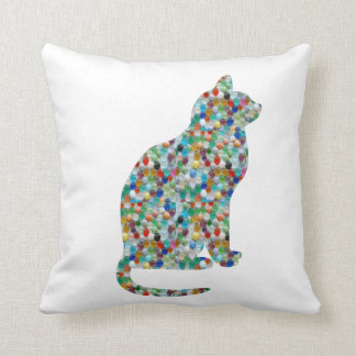 EXTRAVAGANTE Juwelthrow-Kissen-Katzen-Tiere Kissen