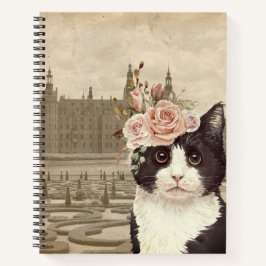 Extravagante Katze & Das Schloss Notizbuch
