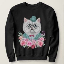 Extravagante Katze Sweatshirt