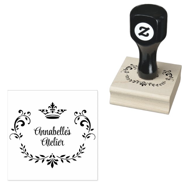 Extravagante Kronenkleidung - individuelle Briefma Gummistempel (Stempel)